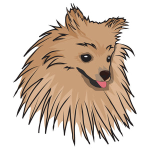 Pomeranian Dog Decal