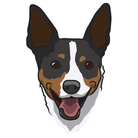 Rat Terrier Dog Decal