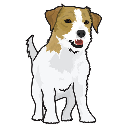 Russel Terrier Dog Decal