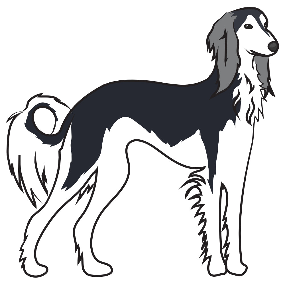 Saluki Dog Decal
