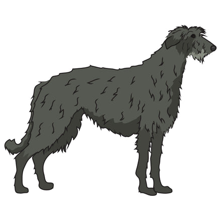 Scottish Deerhound Dog Decal