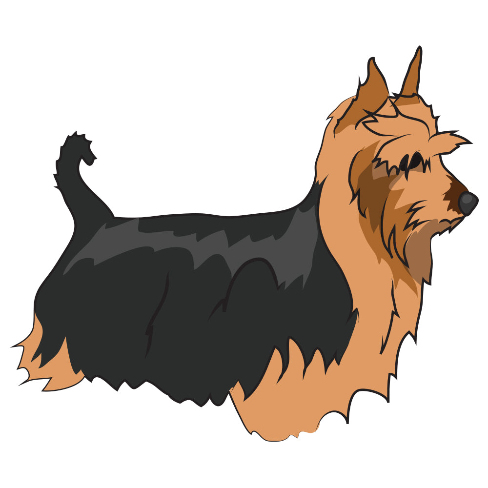 Silky Terrier Dog Decal