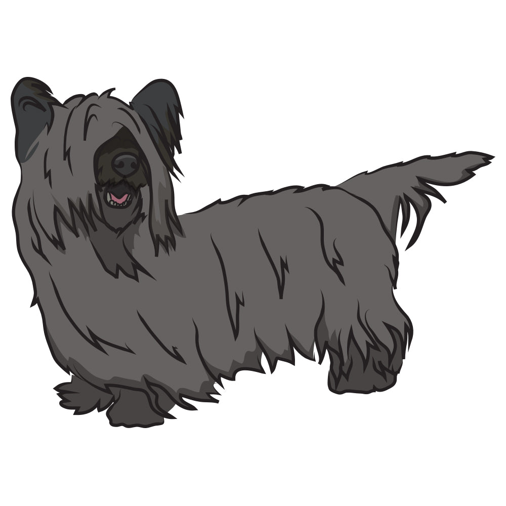 Skye Terrier Dog Decal