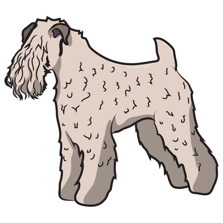 Soft Coated Wheaten Terrier Dog Decal