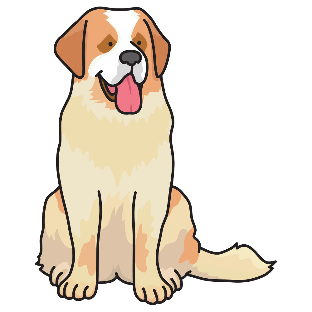 St Bernard Dog Decal