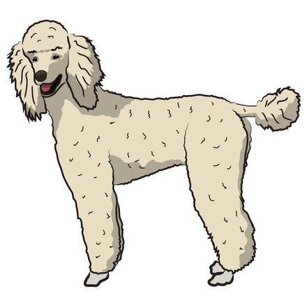 Standard Poodle Dog Decal