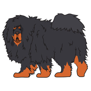 Tibetan Mastiff Dog Decal