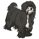 Tibetan Terrier Dog Decal