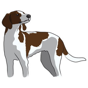 Treeing Walker Coonhound Dog Decal