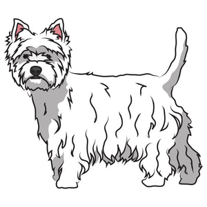 West Highland White Terrier Dog Decal