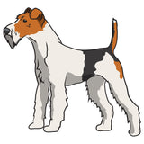 Wire Fox Terrier Dog Decal