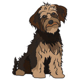 Yorkipoo Dog Decal