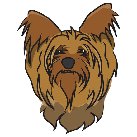 Yorkshire Terrier Dog Decal