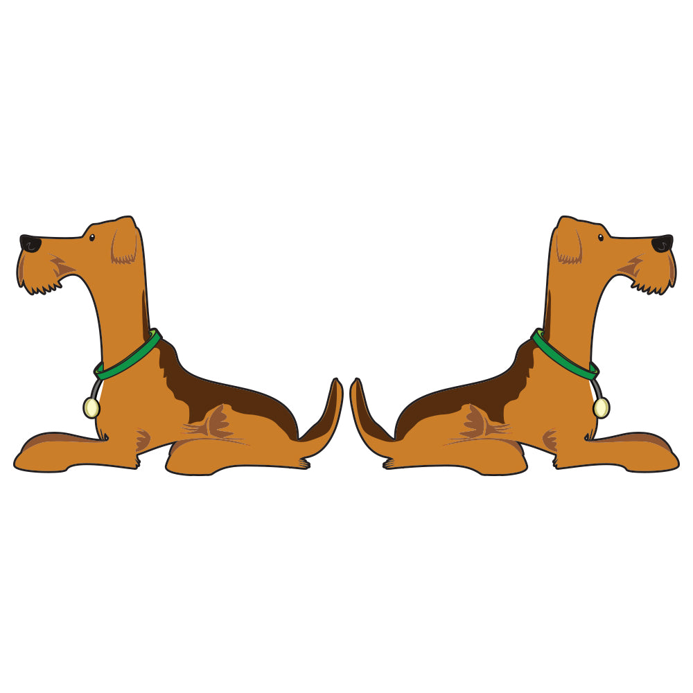 AIREDALE TERRIER Dog Decal