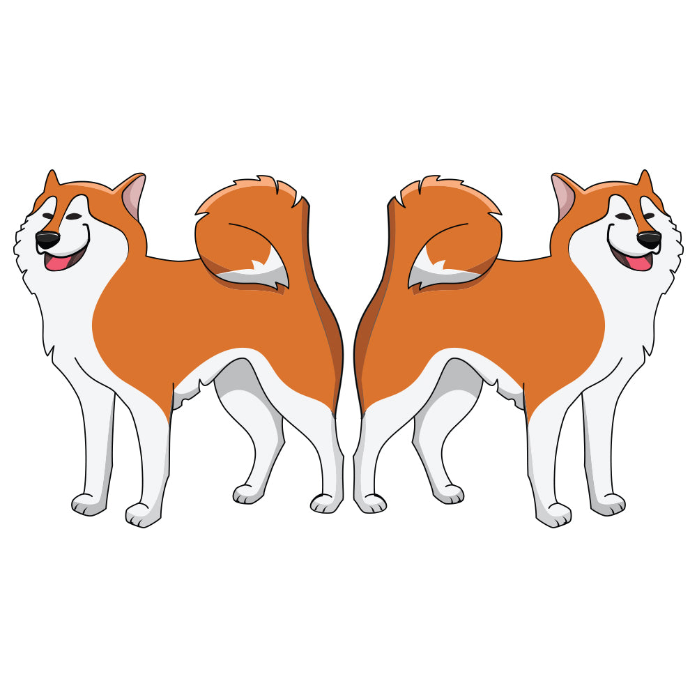 Akita Dog Decal