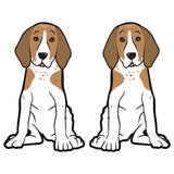 American English Coonhound Dog Decal