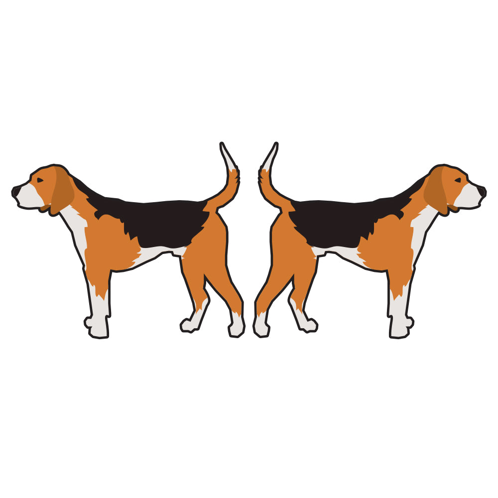 American Foxhound Dog Decal