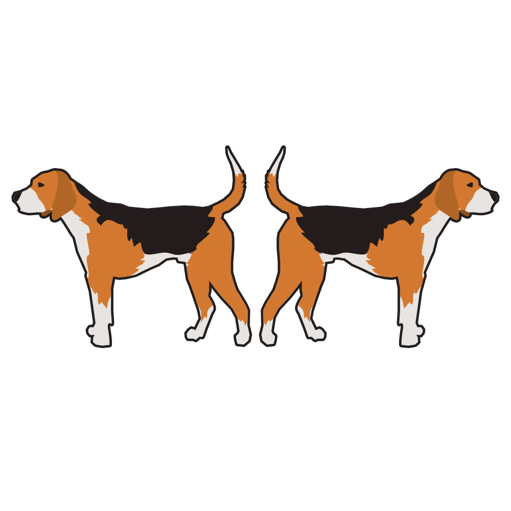 American Foxhound Dog Decal
