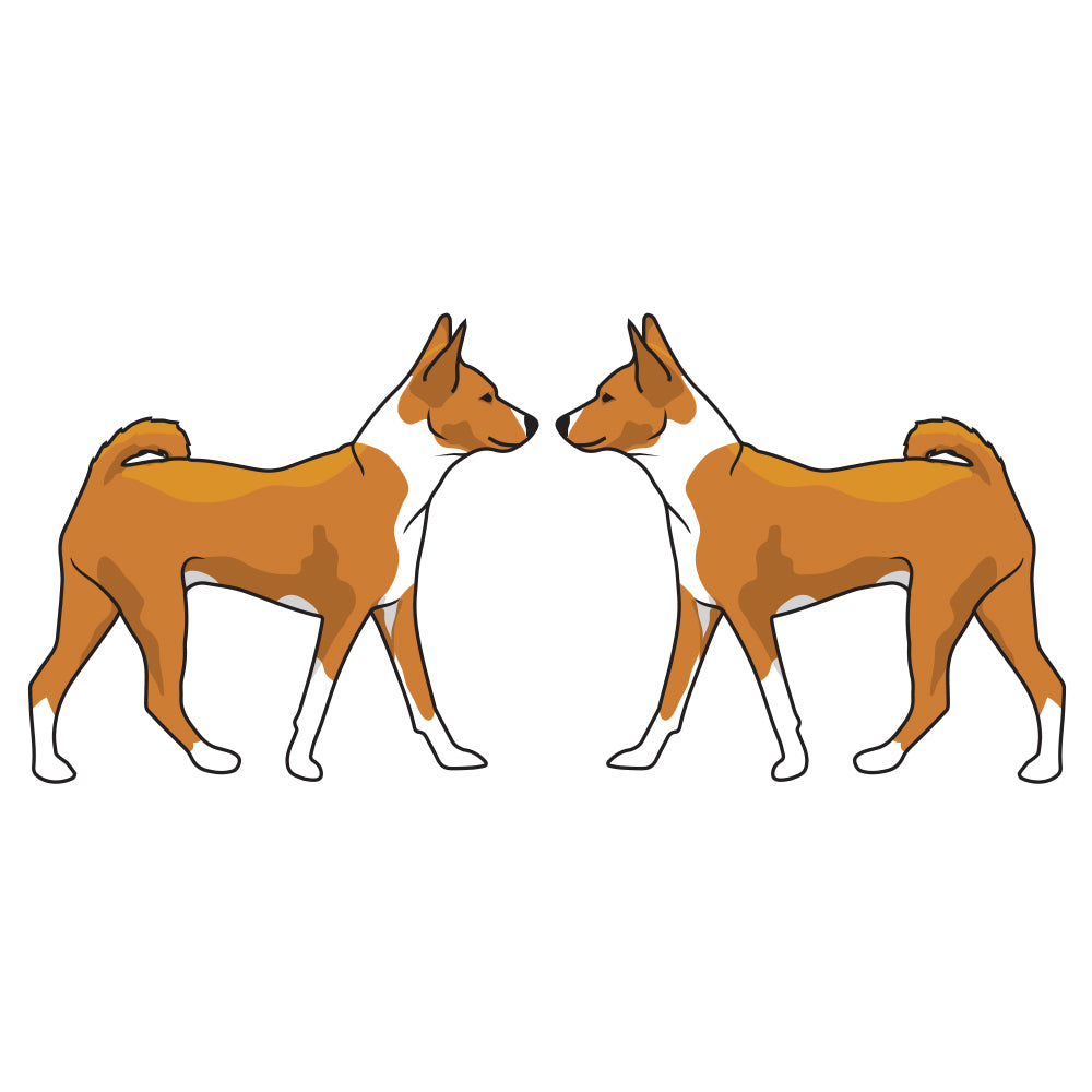 Basenji Dog Decal