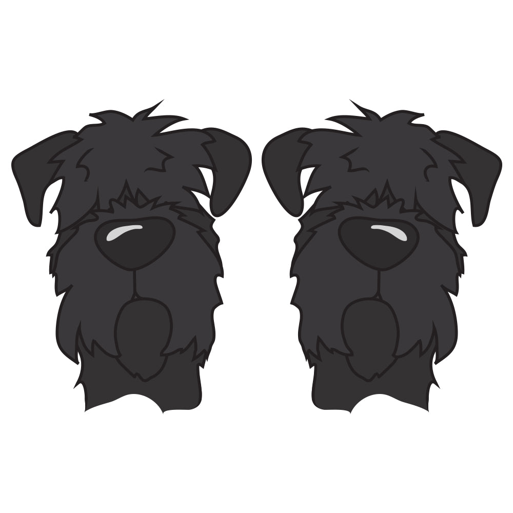 Black Russian Terrier Dog Decal
