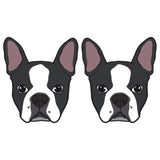 Boston Terrier Dog Decal
