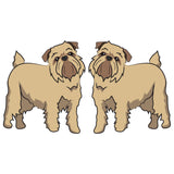 Brussel Griffon Dog Decal