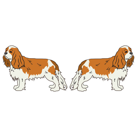 Cavalier King Charles Spaniel Dog Decal