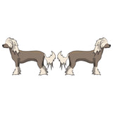 Chinese Crested Dog Decal