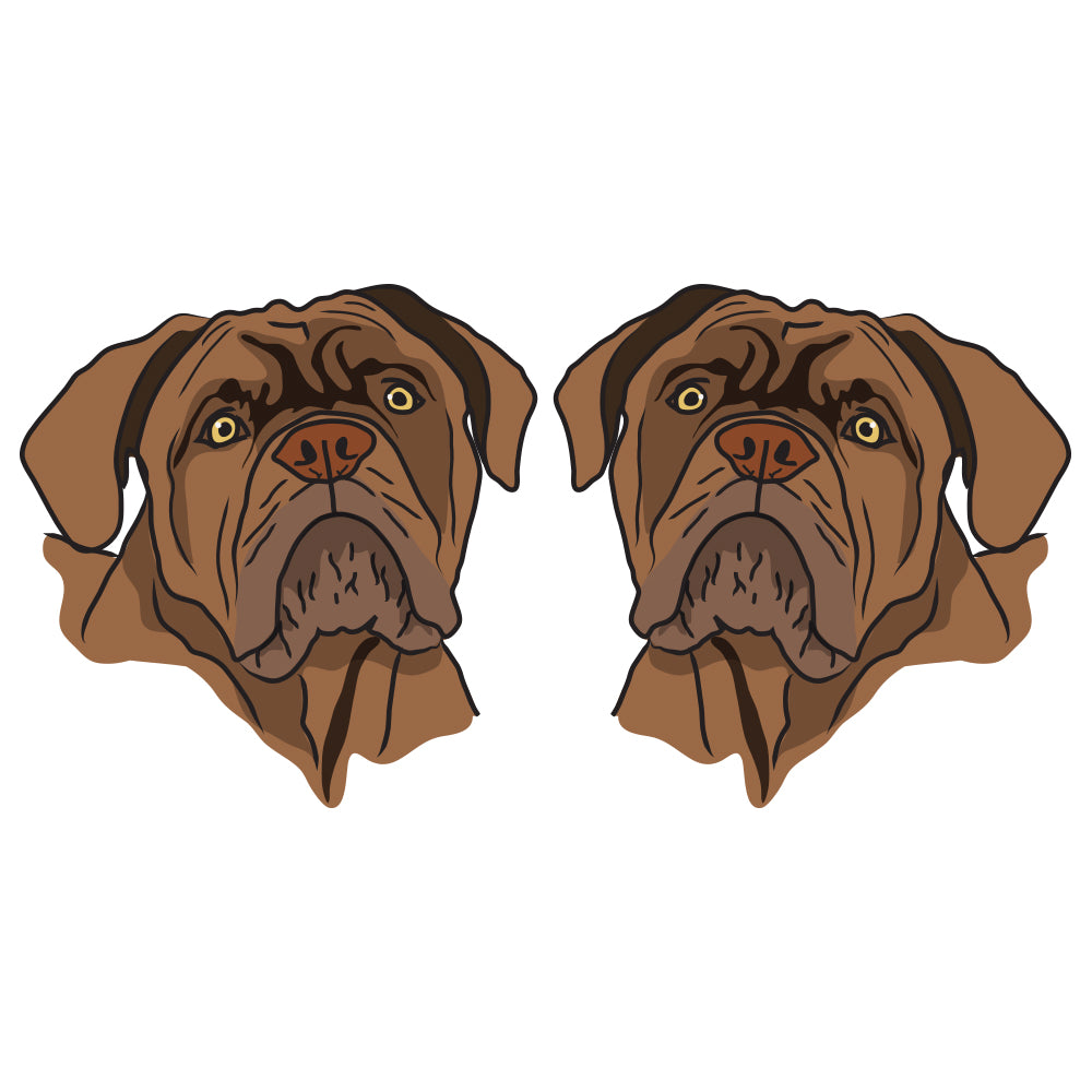 Dogues De Bordeaux Dog Decal