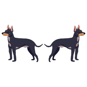 English Toy Terrier Dog Decal
