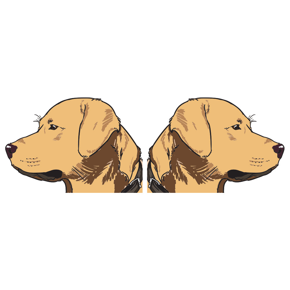 Golden Retriever Dog Decal