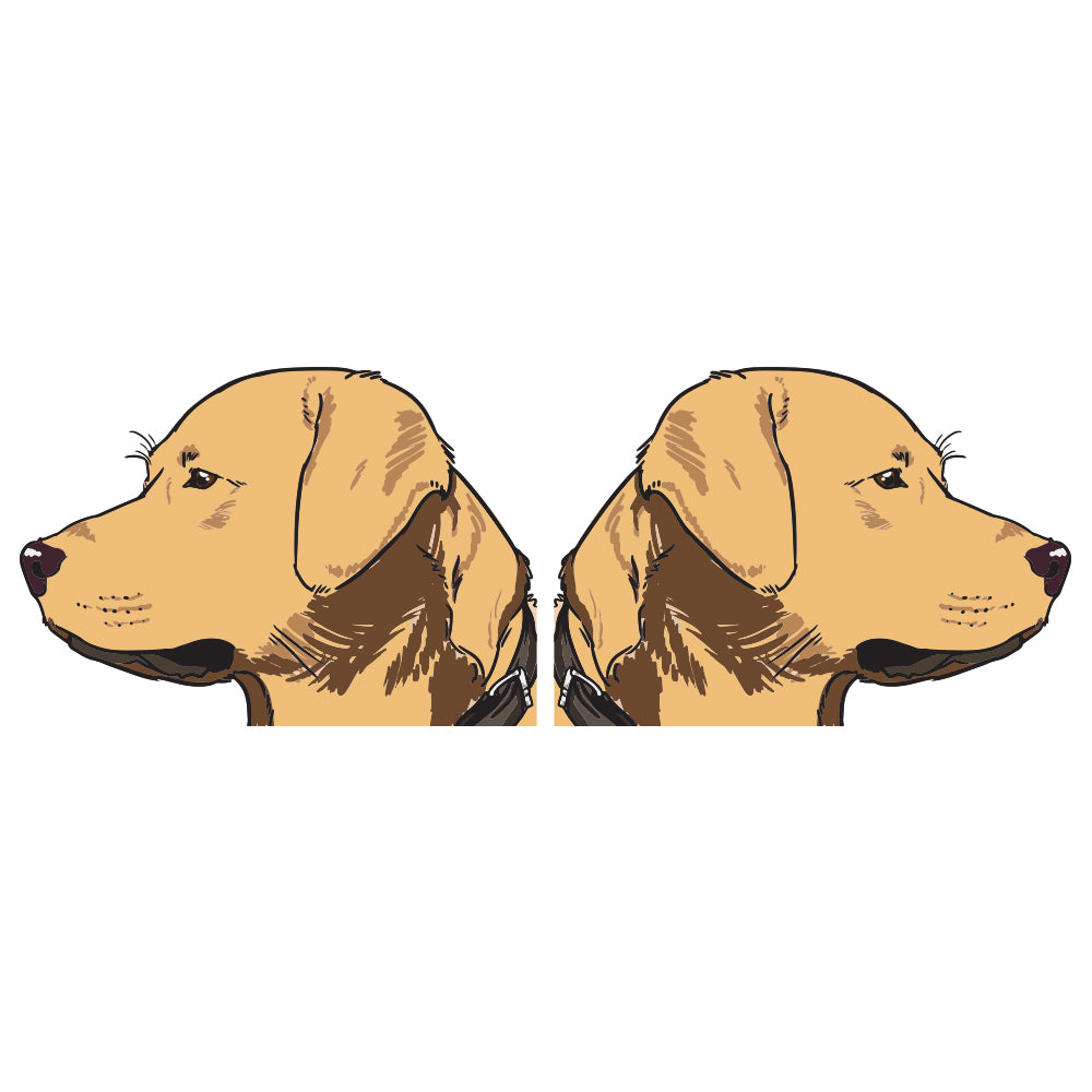 Golden Retriever Dog Decal