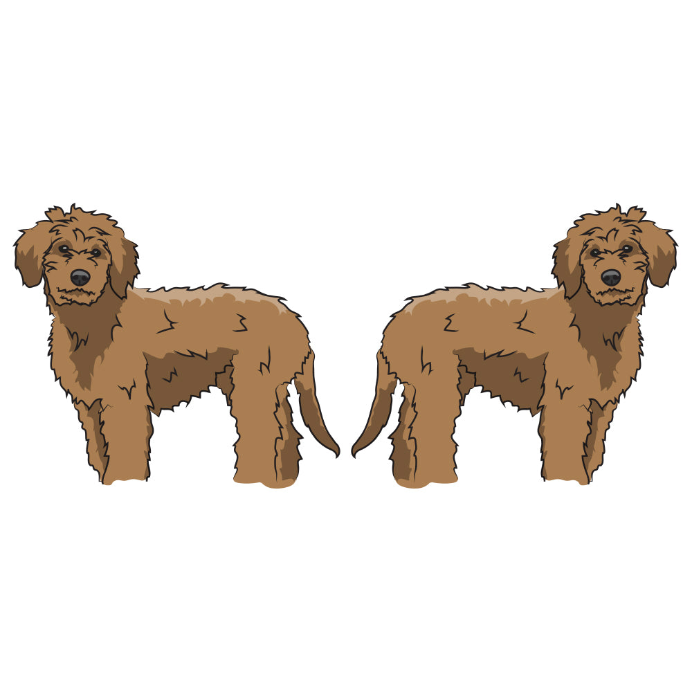 Goldendoodle Dog Decal