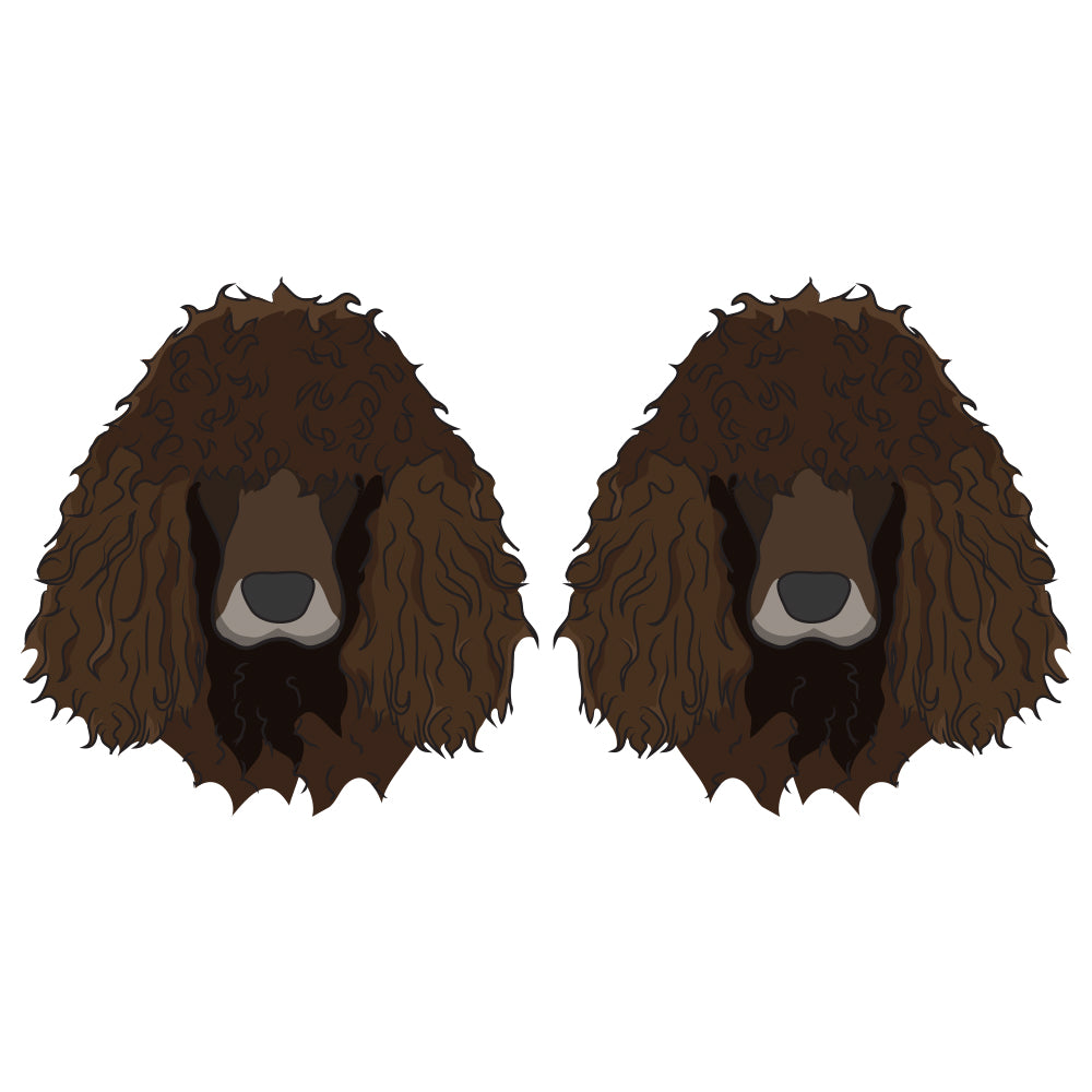 Irish Water Spaniel Dog Decal