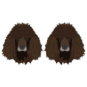 Irish Water Spaniel Dog Decal