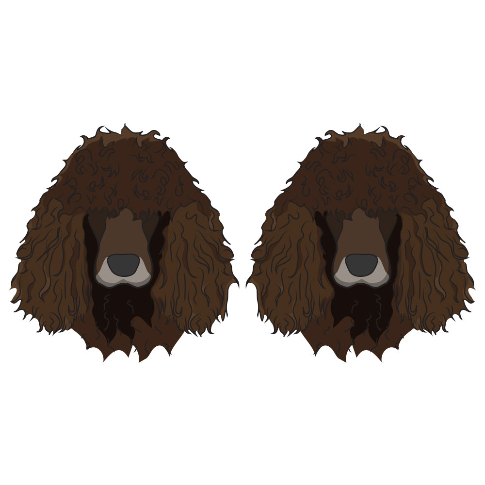 Irish Water Spaniel Dog Decal