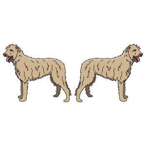 Irish Wolfhound Dog Decal