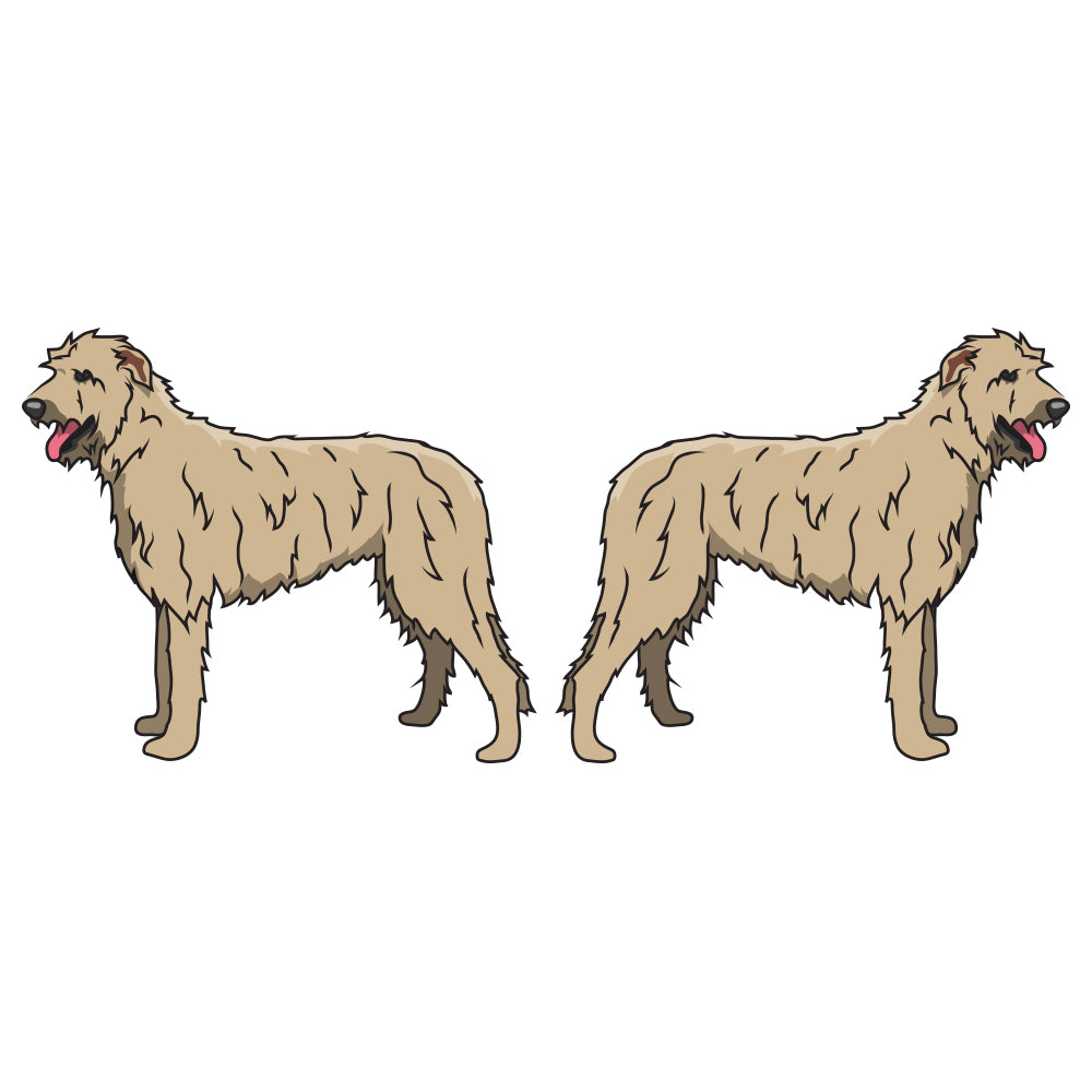 Irish Wolfhound Dog Decal