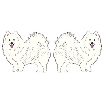 Japanese Spitz Dog Decal