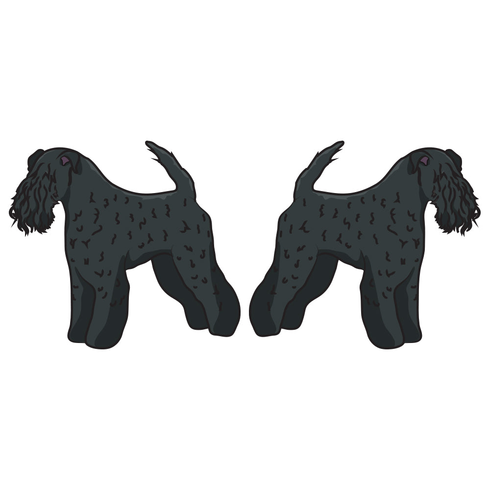 Kerry Blue Terrier Dog Decal