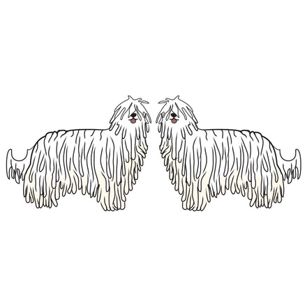 Komondor Dog Decal