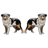 Miniature American Shepherd Dog Decal