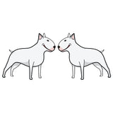 Miniature Bull Terrier Dog Decal