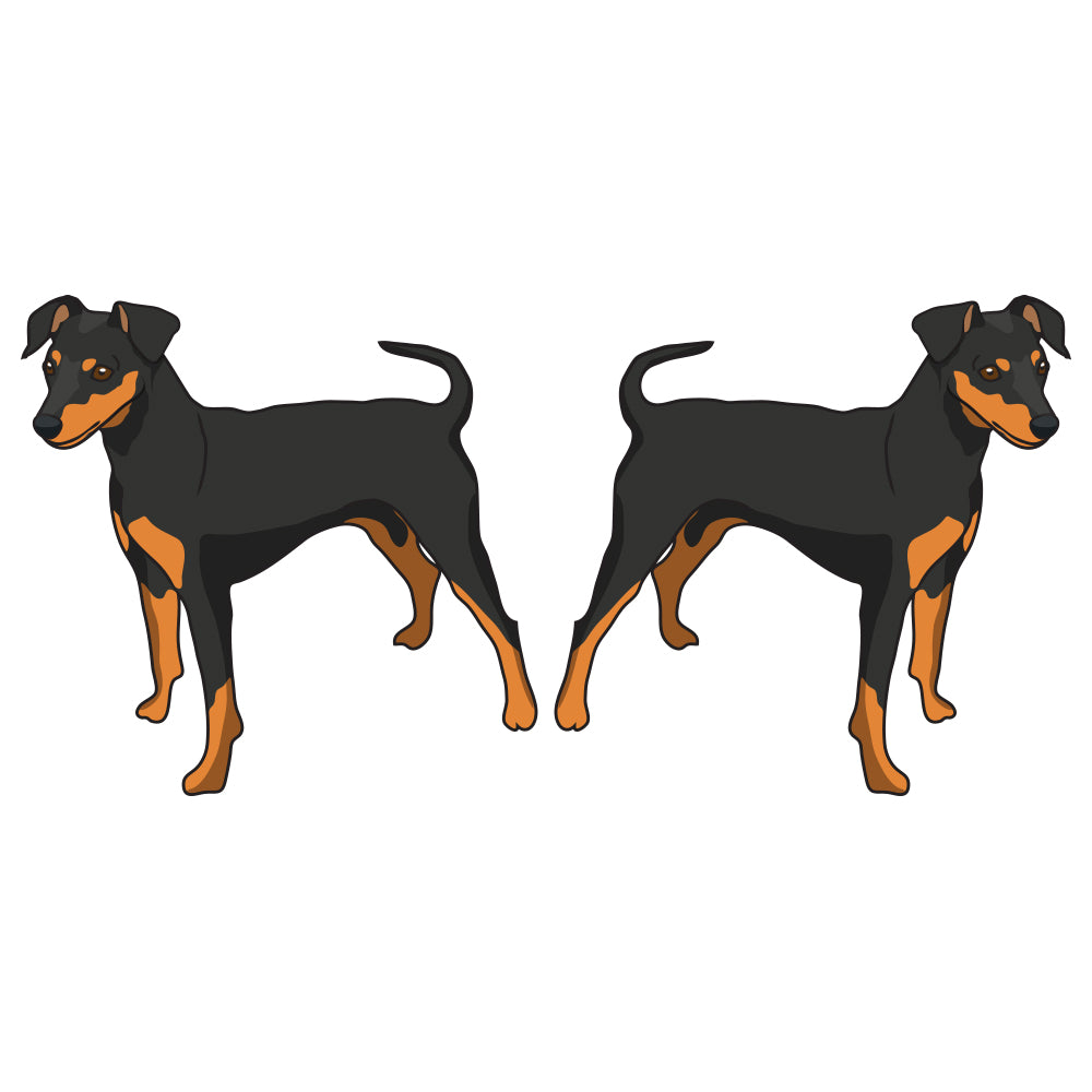Miniature Pinscher Dog Decal