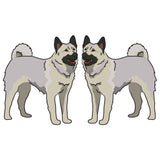 Norwegian Elkhound Dog Decal