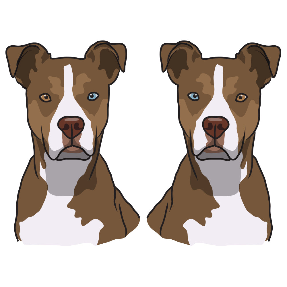 Pitsky Dog Decal