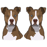 Pitsky Dog Decal