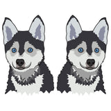 Pomsky Dog Decal