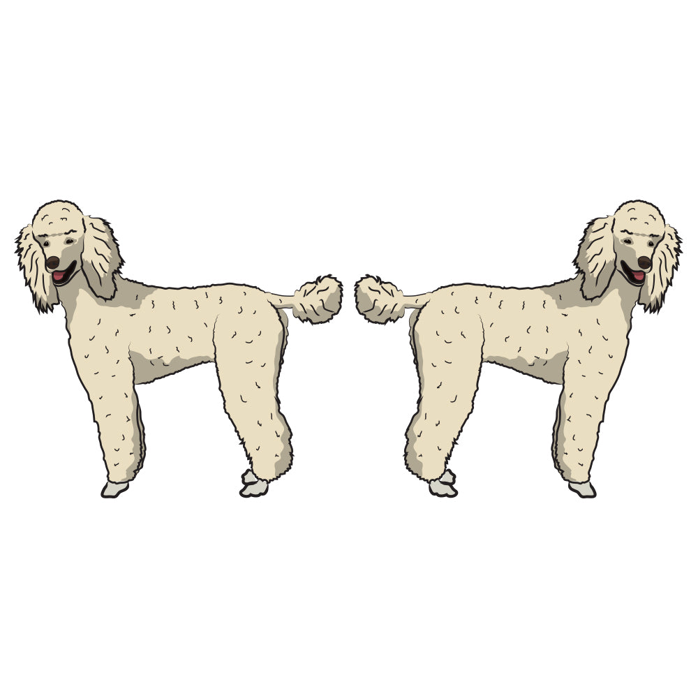 Poodle Dog Decal