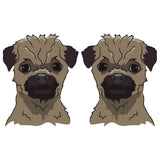 Pugapoo Dog Decal